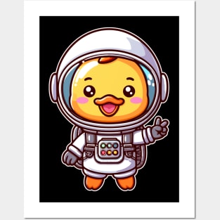 Space duck Posters and Art